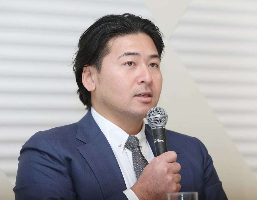 日本職棒球員工會会沢翼會長 (産経デジタル)