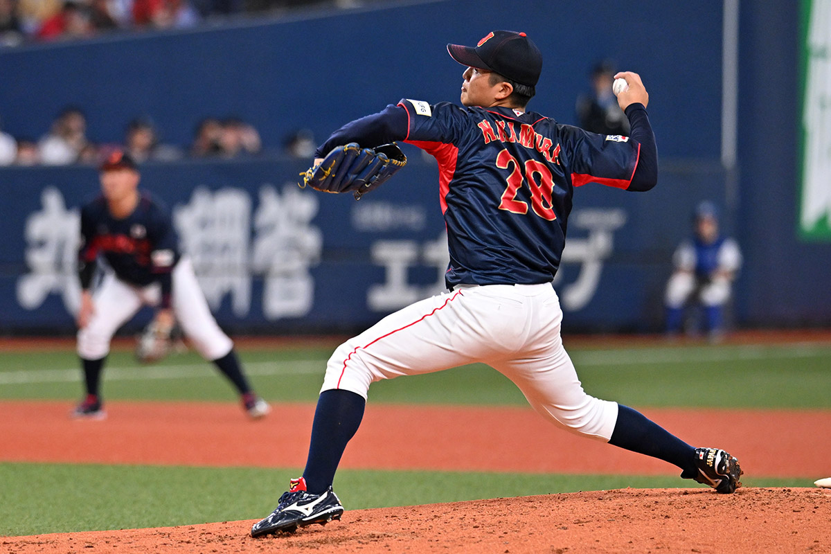 愛知工業大學投手中村優斗 (日本武士隊官網)