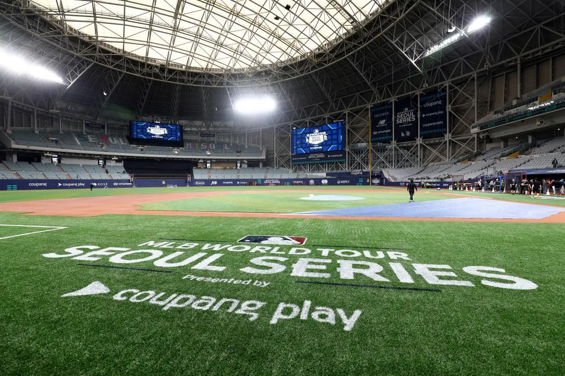 首次移師韓國舉辦的大聯盟例行賽 (MLB官網)